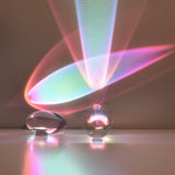 Modern Crystal LED Projection Table Light | USB Powered Lasson Living