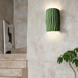 Nordic Textured Half-Cylinder LED Wall Light | 2-Light Lasson Living
