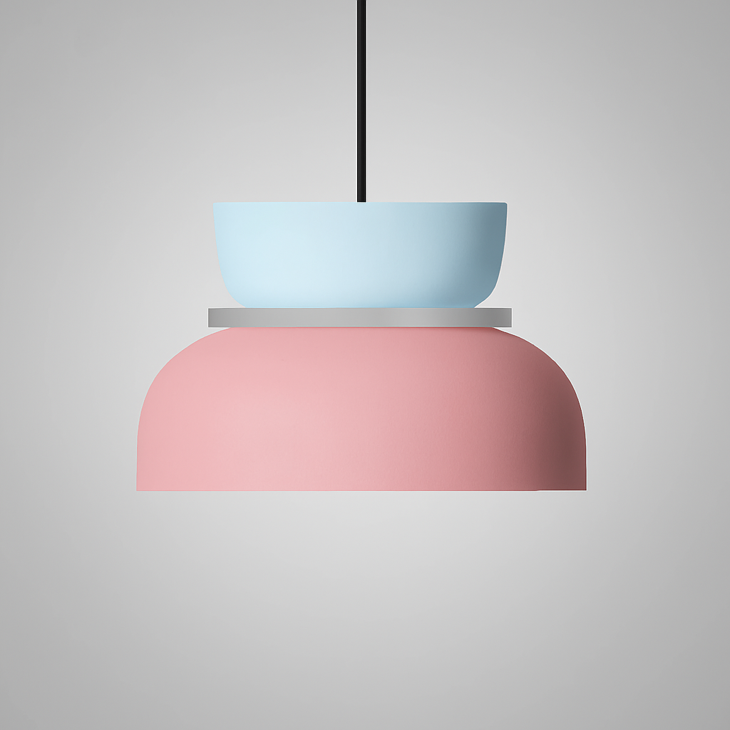 Nordic Zinc Alloy Dual-tone Dome Pendant Light LED 1-light Lasson Living