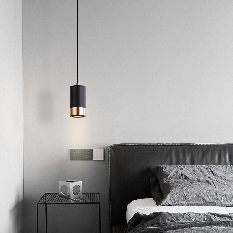 Nordic Minimalist Column Iron Pendant Light 1-Light Lasson Living