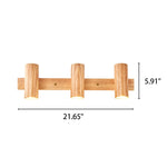 Modern Wooden Cylinder LED Wall Light | 1-Light Lasson Living