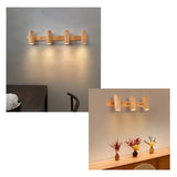 Modern Wooden Cylinder LED Wall Light | 1-Light Lasson Living