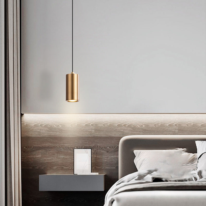 Nordic Minimalist Column Iron Pendant Light 1-Light Lasson Living