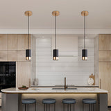 Nordic Minimalist Column Iron Pendant Light 1-Light Lasson Living