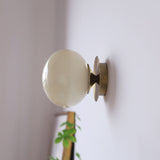 Modern Minimalist Glass Globe Wall Light | 1-Light Lasson Living