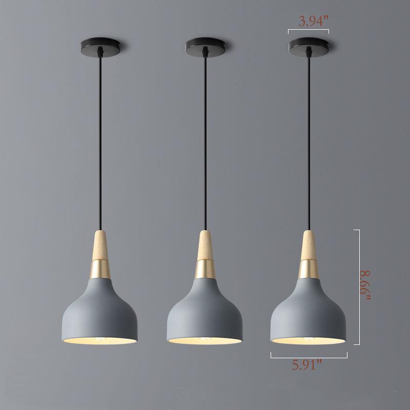 Modern Macaron Disc Pendant 1-Light Lasson Living