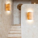 Nordic Textured Half-Cylinder LED Wall Light | 2-Light Lasson Living