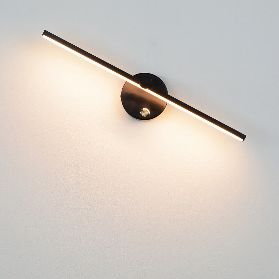 Nordic Minimalist Long Bar LED Wall Light | 1-Light Lasson Living
