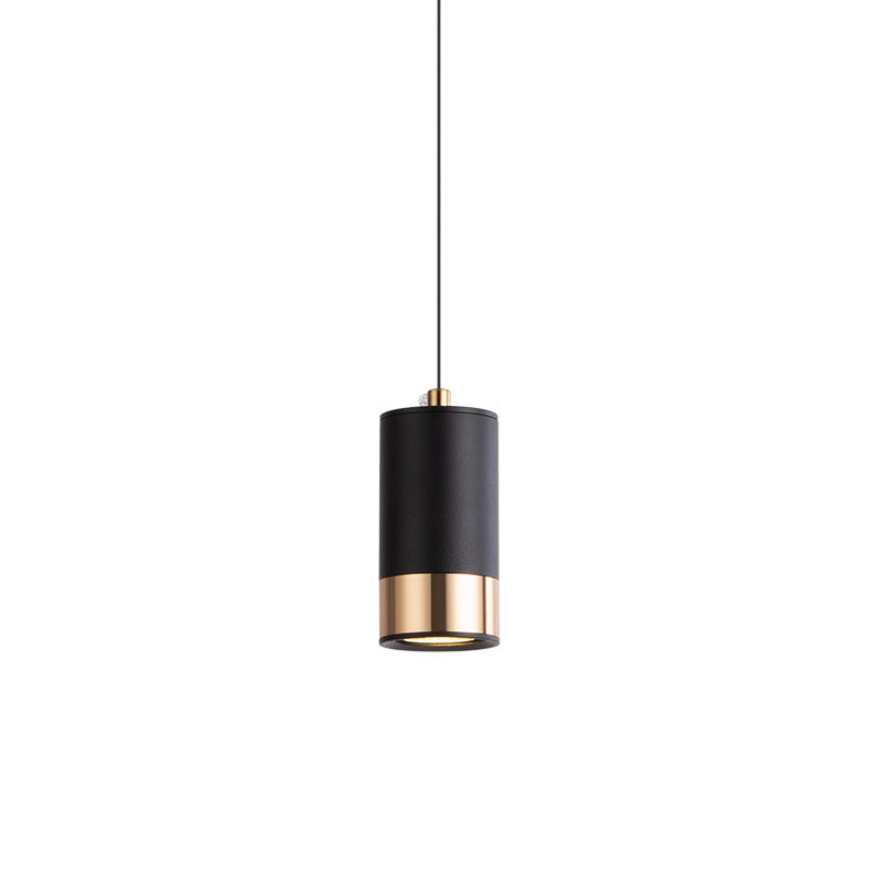 Nordic Minimalist Column Iron Pendant Light 1-Light Lasson Living
