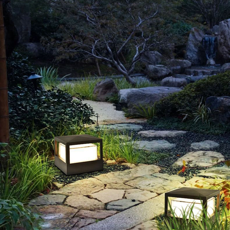 Modern Square LED Waterproof Outdoor Landscape Light Lasson Living