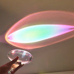Modern Crystal LED Projection Table Light | USB Powered Lasson Living