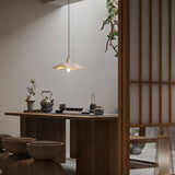 Japanese Vintage Cement Flower Pendant Light | 1-Light Lasson Living