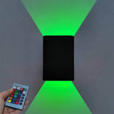 Modern RGB LED Square Wall Light with Remote | 1-Light Lasson Living