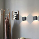 Modern Square LED Wall Sconce 1-Light Lasson Living