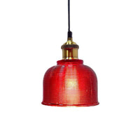 Vintage Textured Glass Pendant 1-Light Lasson Living