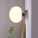 Modern Minimalist Glass Globe Wall Light | 1-Light Lasson Living