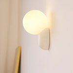 Modern Glass Globe Wall Light | 1-Light Lasson Living