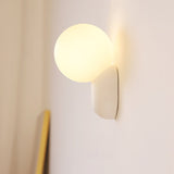 Modern Glass Globe Wall Light | 1-Light Lasson Living