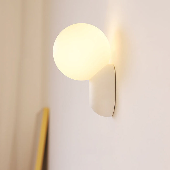 Modern Glass Globe Wall Light | 1-Light Lasson Living
