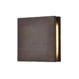 Japanese Wooden Square LED Wall Light | 1-Light Lasson Living