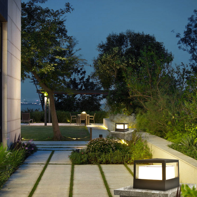 Modern Square LED Waterproof Outdoor Landscape Light Lasson Living