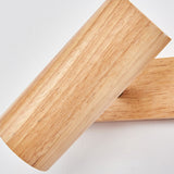 Modern Wooden Cylinder LED Wall Light | 1-Light Lasson Living