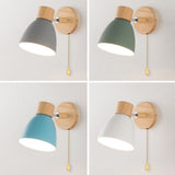 Modern Minimalist Wooden Cone LED Wall Sconce | 1-Light Lasson Living