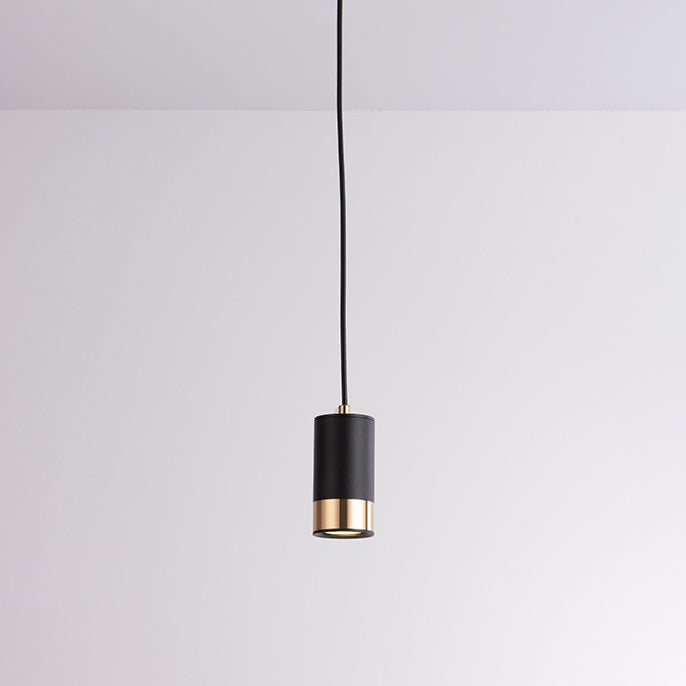 Nordic Minimalist Column Iron Pendant Light 1-Light Lasson Living