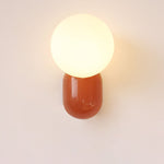 Modern Glass Globe Wall Light | 1-Light Lasson Living