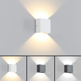 Modern Square LED Wall Sconce 1-Light Lasson Living