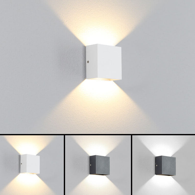 Modern Square LED Wall Sconce 1-Light Lasson Living
