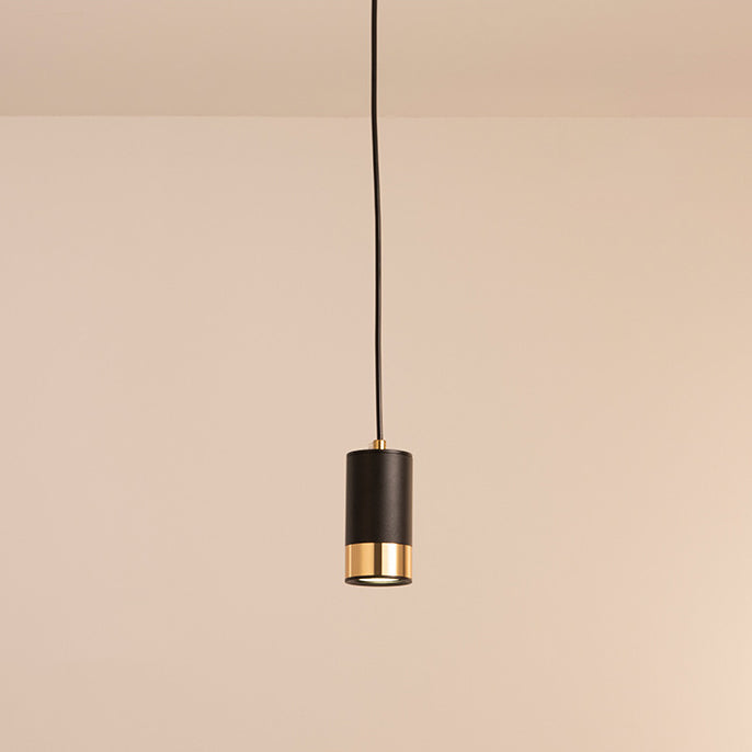 Nordic Minimalist Column Iron Pendant Light 1-Light Lasson Living