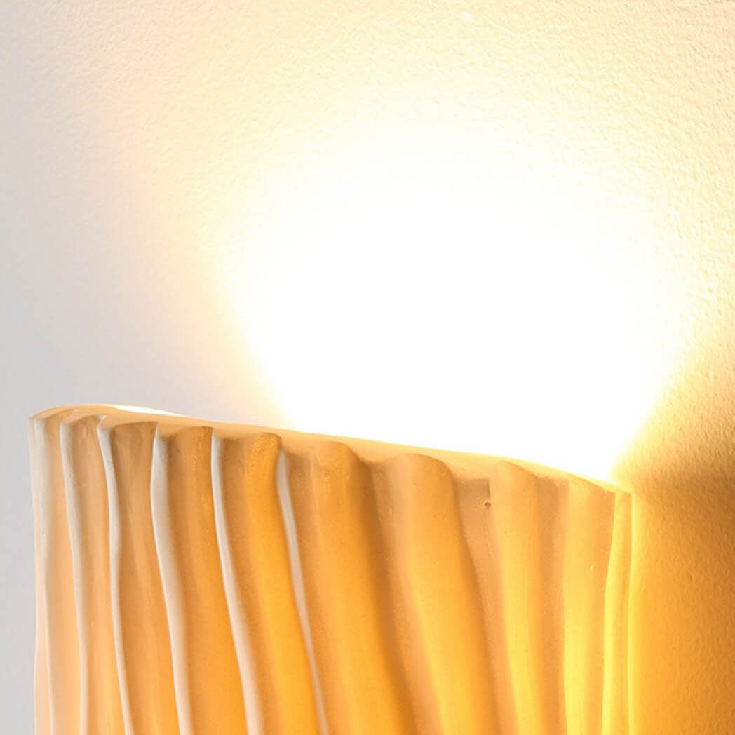 Nordic Textured Half-Cylinder LED Wall Light | 2-Light Lasson Living