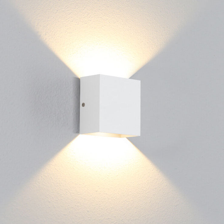 Modern Square LED Wall Sconce 1-Light Lasson Living