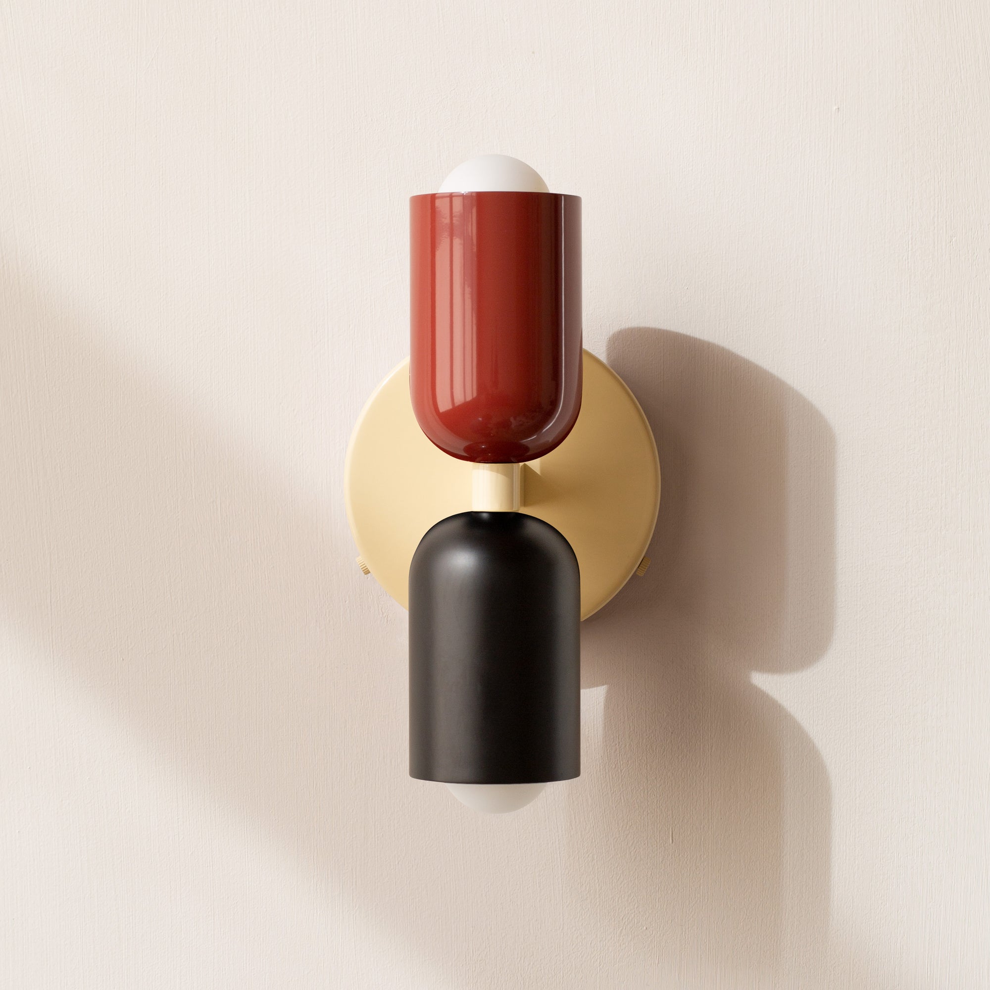 Modern Minimalist Cylinder Wall Sconce LED 2-Light Lasson Living