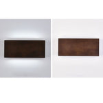 Japanese Wooden Square LED Wall Light | 1-Light Lasson Living