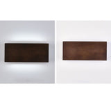 Japanese Wooden Square LED Wall Light | 1-Light Lasson Living
