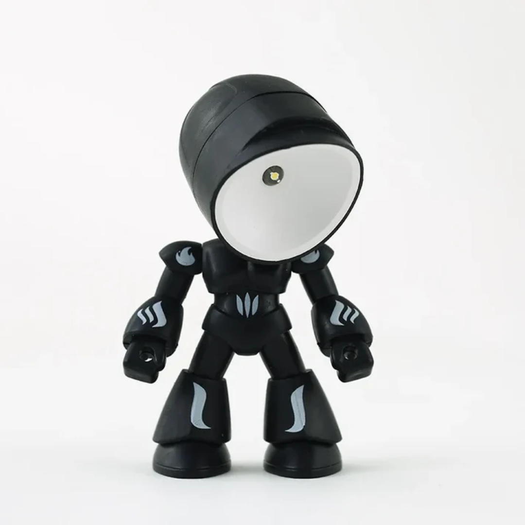 Modern Robot-Inspired LED Table Lamp 1-Light Lasson Living