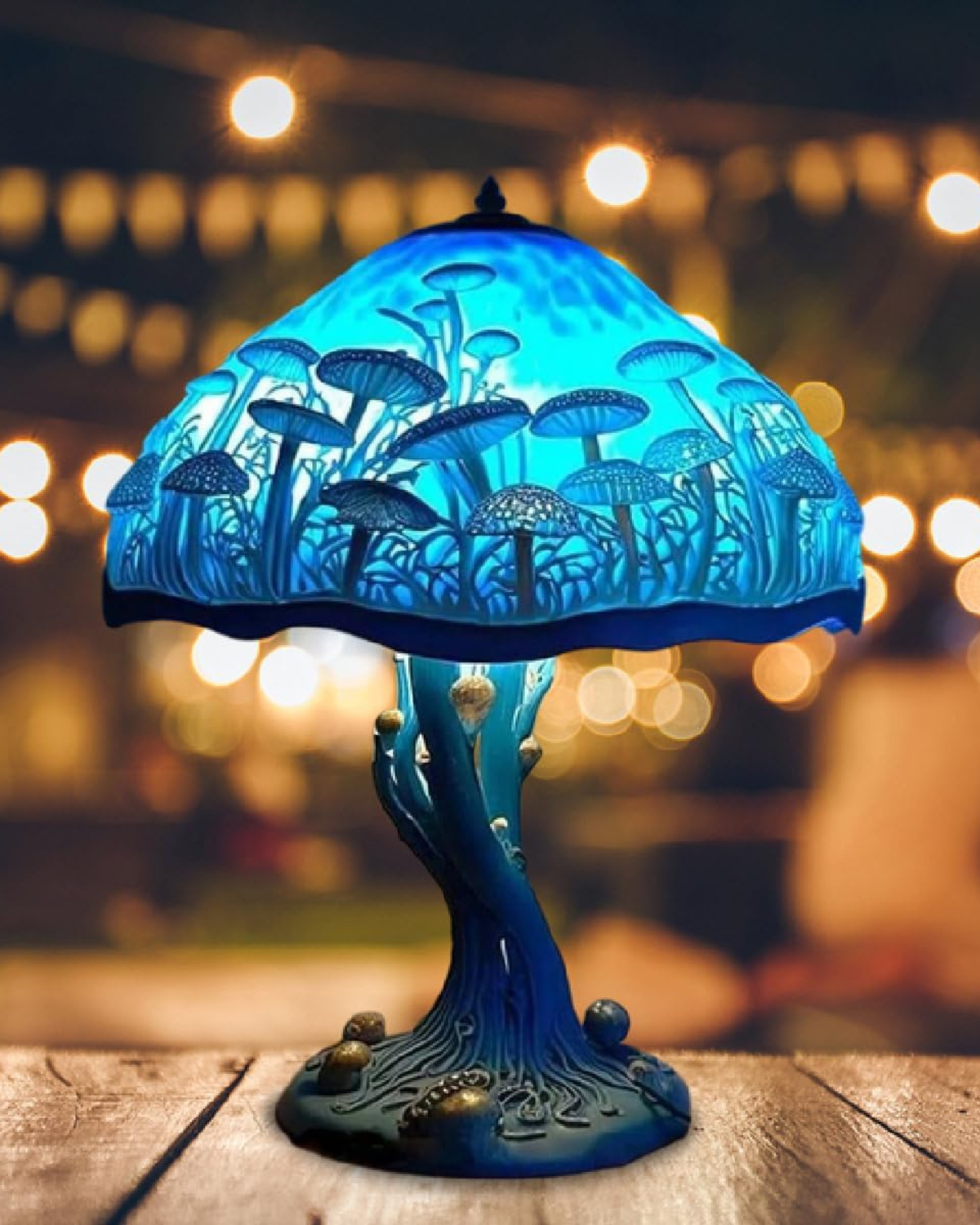 Vintage Mushroom Table Lamp LED 1-Light Lasson Living