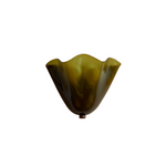 Retro Stained Glass Skirt Shell Wall Sconce LED 1-light Lasson Living
