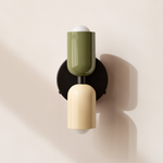 Modern Minimalist Cylinder Wall Sconce LED 2-Light Lasson Living