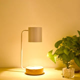 Japanese Wood 1-Light Dimmable Wax Melting Table Lamp Lasson Living