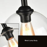 Retro Hemp Rope Glass Globe Pendant Light 1-light Lasson Living