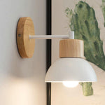 Nordic Wood Dome Wall Light | 1-Light Lasson Living