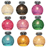 Modern Textured Dome Semi-Flush Ceiling Light | LED 1-Light Lasson Living