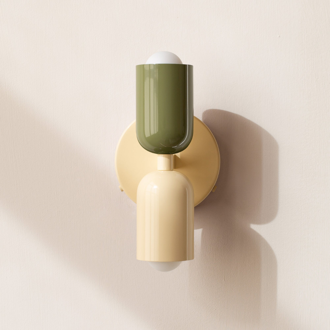 Modern Minimalist Cylinder Wall Sconce LED 2-Light Lasson Living
