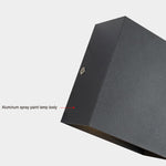 Modern Square LED Wall Sconce 1-Light Lasson Living