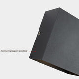 Modern Square LED Wall Sconce 1-Light Lasson Living