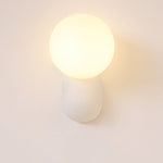 Modern Glass Globe Wall Light | 1-Light Lasson Living