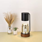 Japanese Wood 1-Light Dimmable Wax Melting Table Lamp Lasson Living